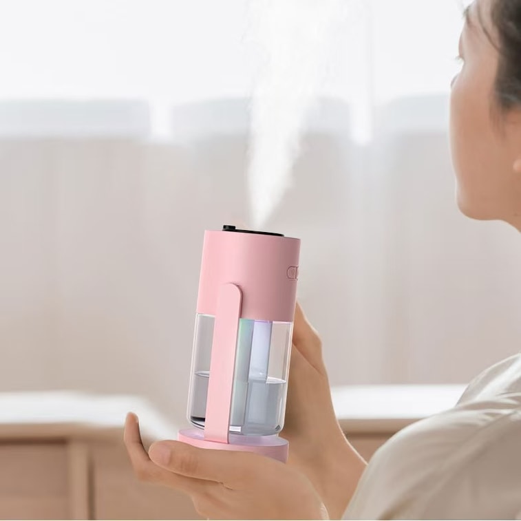 中國 LLD樂樂多 【光與霧的浪漫結合】可搖頭星空燈幻彩加濕器 粉紅色 1件 5