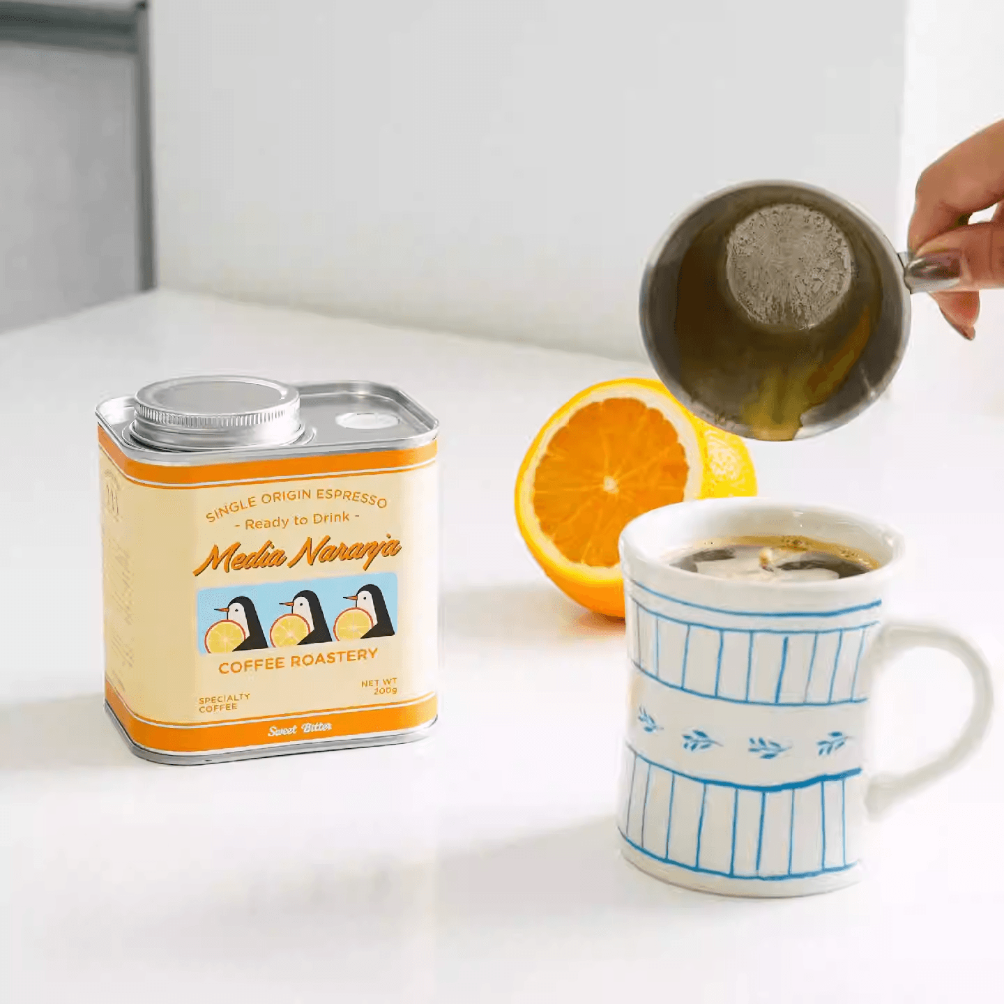 【中国直邮】 Sweetbitter 另一半橙子SOE埃塞俄比亚耶加雪菲G1精品意式咖啡豆200g*1