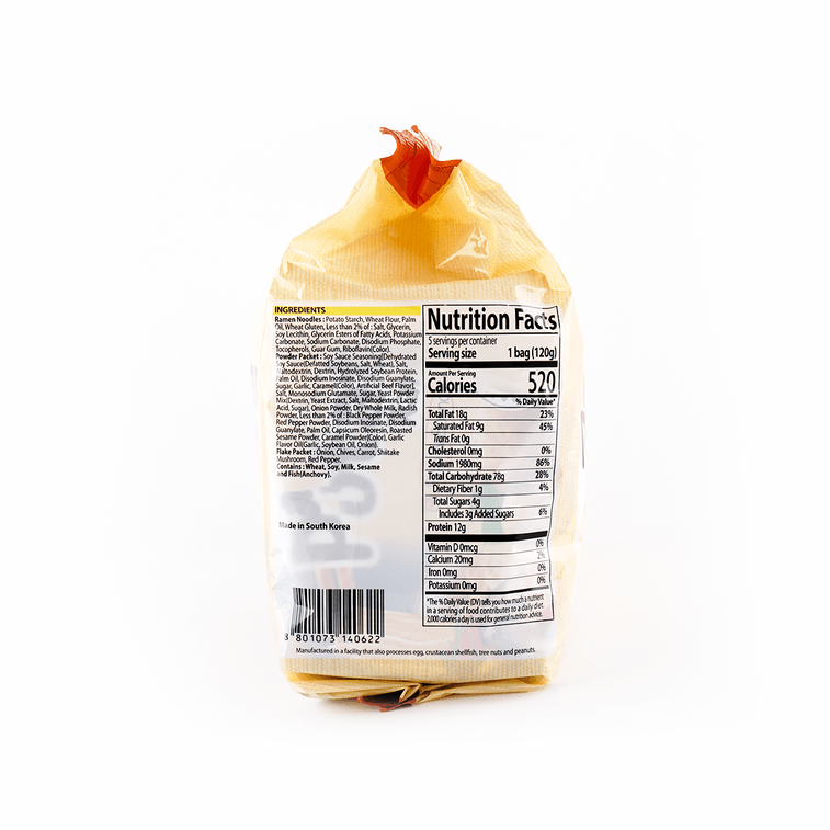 감자라면 5개입 600 g 7