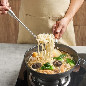 ⚡清仓价⚡ 【可捞面 捞饺子🥟...】吉盛 不锈钢意粉勺 304不锈钢 捞面漏勺子 打捞意面 爪勺 锅勺 煮饺汤粉神器 - 王源吉子品牌 吉盛