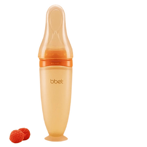 【中国直邮】 巴比象 婴儿辅食勺 挤压米糊勺 奶瓶/辅食/米糊多功能 120ml/个