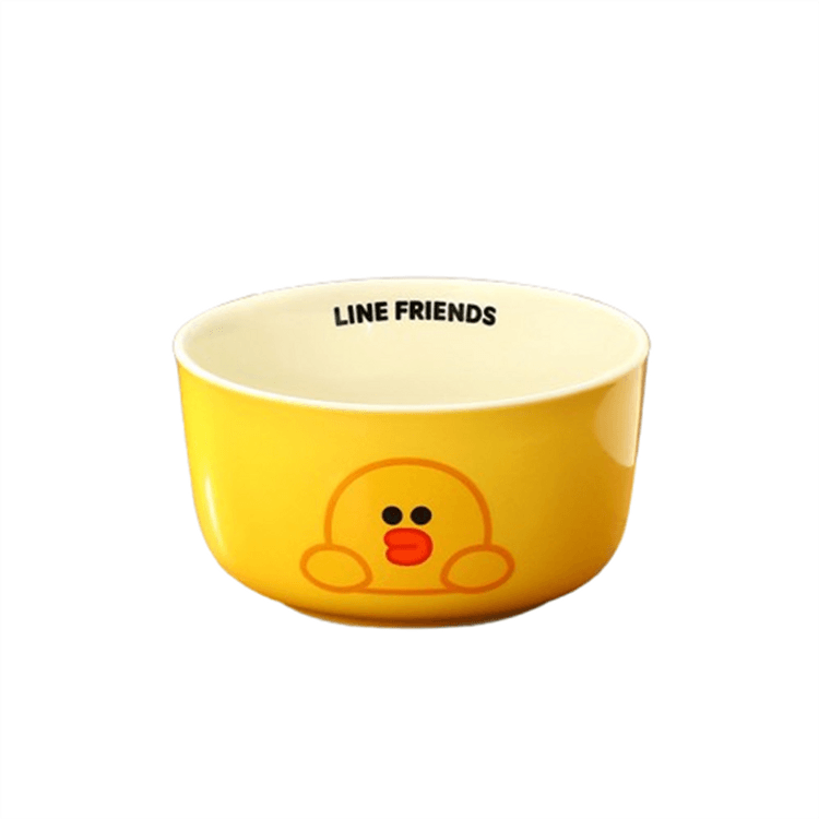 中国直送】LINE FRIENDS セラミックボウル 家庭用食器セット、高級