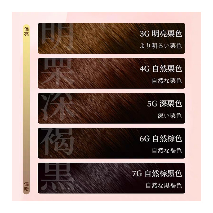 【日本直郵】 日本 美源 可瑞慕染髮膏 5G 深栗色 1劑40g+2劑40g
