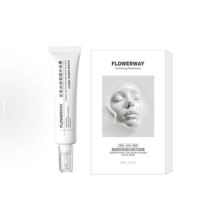 香港からの直送】FLOWERWAY ウォーターライトクリーム+イン