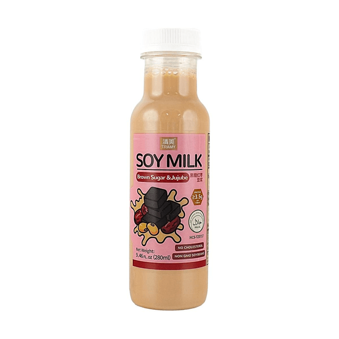黒糖なつめ豆乳、非遺伝子組み換え、9.46 fl oz【3.5 oz/3.38 fl oz 高タンパク質】