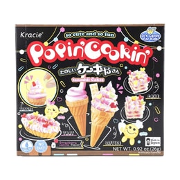 日本食玩嘉娜寶KRACIE 冰淇淋雪糕DIY自製手工糖果玩具 26g