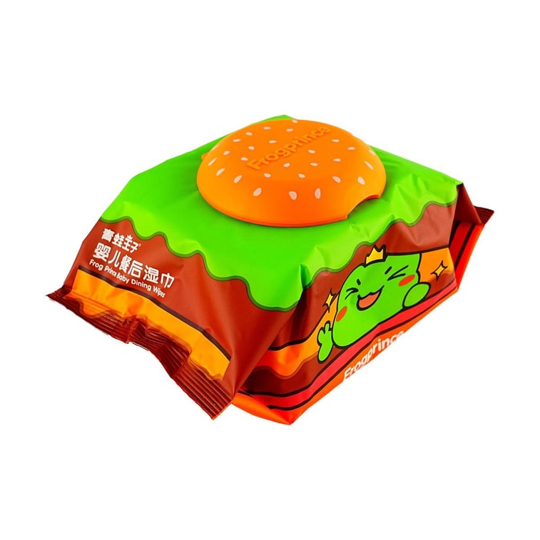 Frog Prince Baby Mealtime Wet Wipes 90p 3