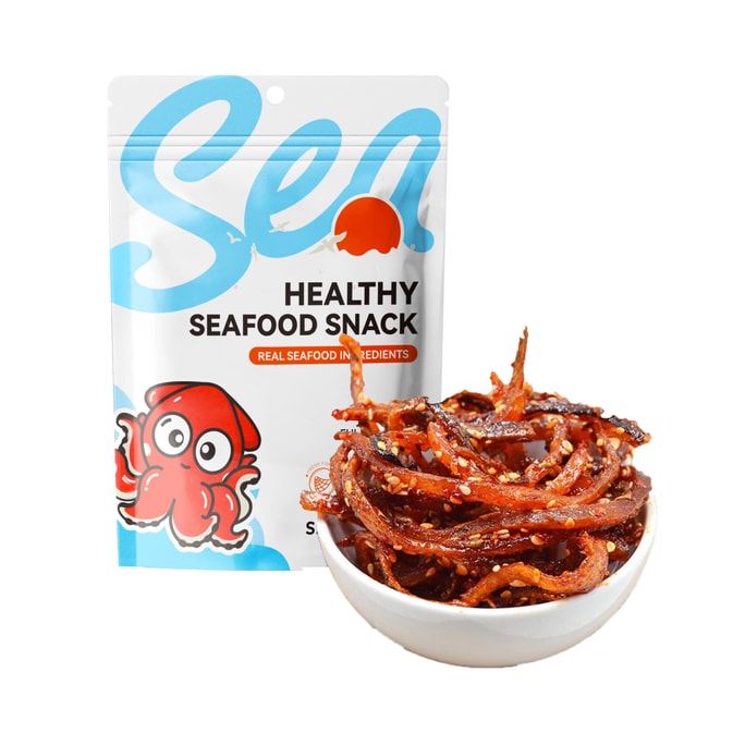 Spicy Eel Shredded Dalian Specialty Seafood Spicy Instant Small Dried Fish Snack Snacks 100g