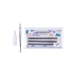 Single Cluster Little Mermaid False Eyelashes D+ Curl #10mm