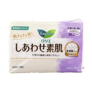 Laurier Super Soft Feminine Period Pads with Wings, Size 3 / 250mm, 17ct