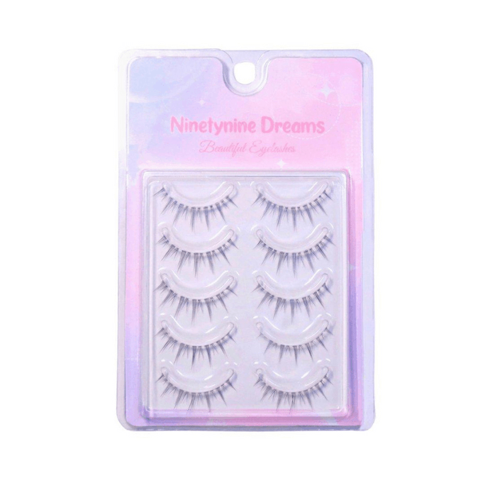 Ninetynine Dreams 5 Pairs Natural Style Strip Lashes 8-13mm
