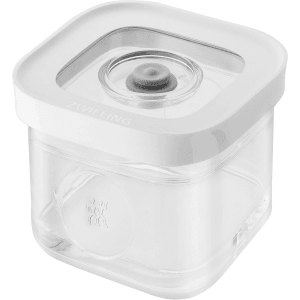 German ZWILLING Fresh & Save Cube Box, Plasic, Airtight Dry Food Storage Container, Small Cube Container Small Medium / Clear