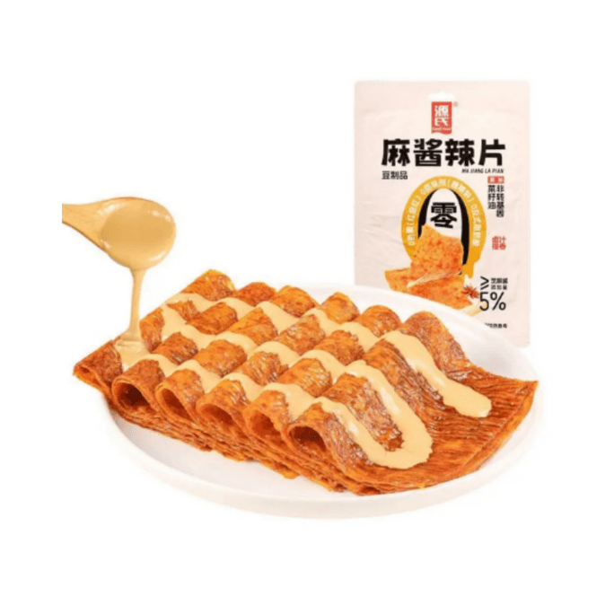 겐지 참깨소스 매운맛 칩스는 두부로 만든 매콤하고 맛있는 스낵으로 108g입니다.