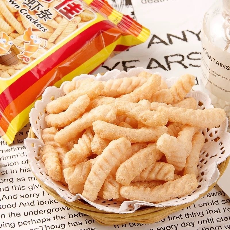 【中國直郵】 OISHI上好佳 上好佳鮮蝦條 童年懷舊膨化零食 兒童小吃大禮包8090記憶殺 6g*10包