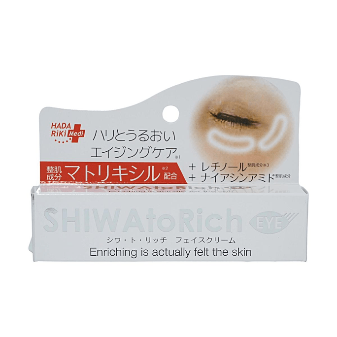 SHIWAtoRich 레드 안티링클 아이크림 페이스 크림 0.71oz【주름 개선】【탄력 및 리프팅】