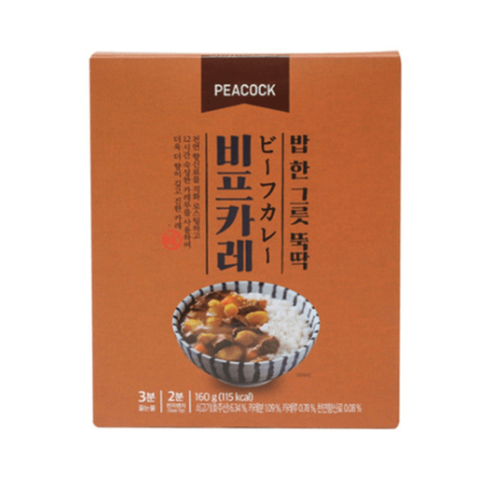 韩国 Peacock 牛肉咖喱 160g