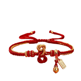 Golden Success Bracelet Ceremony Feeling Gift Landing Hand Rope Golden Success Design 15.5-23.5cm * 1 Piece