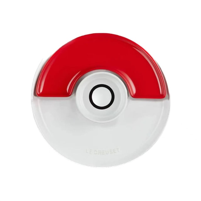 Tableware Set Dish Dish Condiment Seasoning Dish Dippin Ceramic Platter Pokemon Co-Master Ball Shape - Red 1 Set