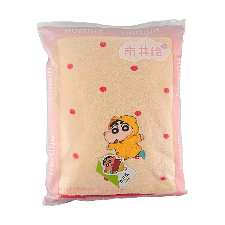 クレヨンしんちゃん カラフルプリントバスタオル イエロー【ライセンスコラボ ソフト吸水】 5