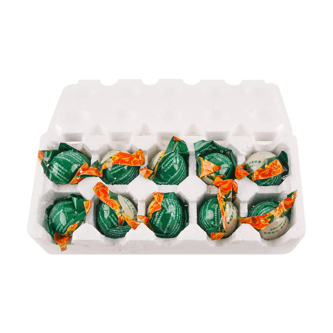 Lightly Salted Duck Eggs, Ready-to-eat, 10-Piece Set