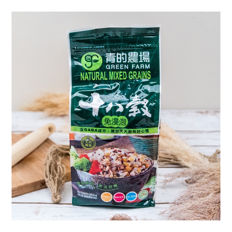 台湾日正 青的农场 免浸泡十八谷米 1200g 4