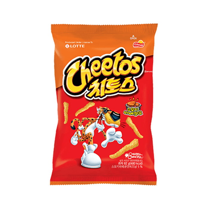 韩国 韩国乐天 乐天 芝多士Cheetos烟熏烧烤味82g