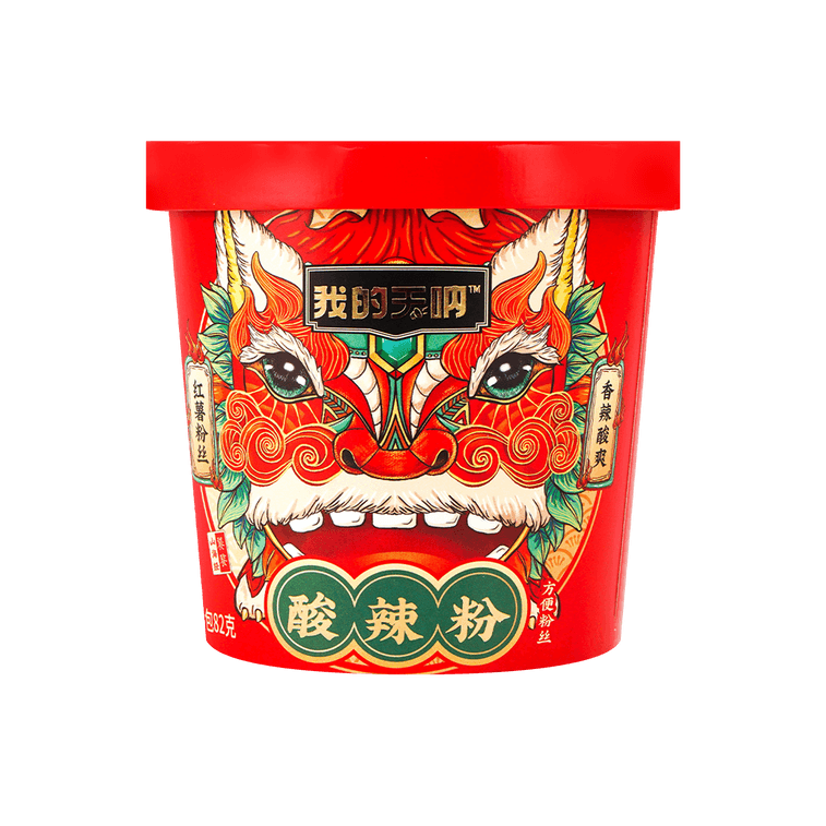 【抖音小红书爆款】我的天呐 酸辣粉 即食米线 135g 16