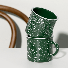 【Mug Set】Around Plate+Mug Green