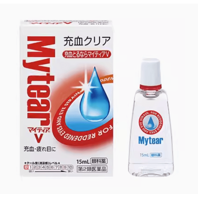 【日本直邮】Alinamin制药Mytear去红血丝温和滋润眼药水缓解疲劳消除眼充血15ml