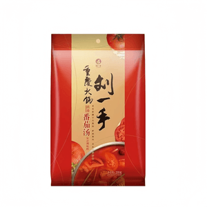 【中国直邮】 刘一手 番茄味火锅底料清汤不辣煲汤调料200g*1袋