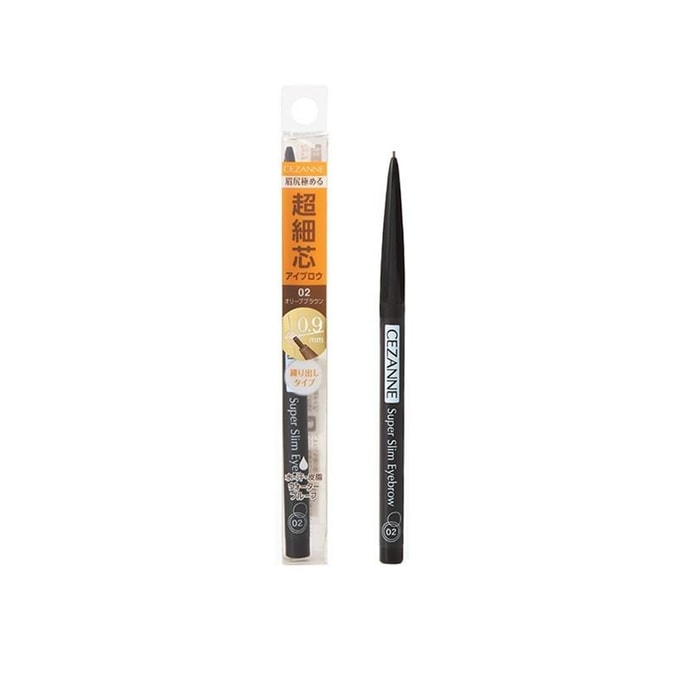 CEZANNE Eyebrow Pencil #02 Olive Brown