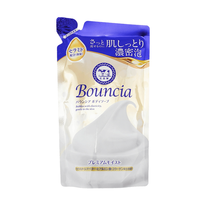 Bouncia Premium Moist Body Soap Body Wash Refill 11.5fl.oz