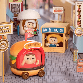 HEYONE黑玩 Beeworks聯名 飽飽口袋店系列盲盒擺飾 潮玩手辦 全套10個