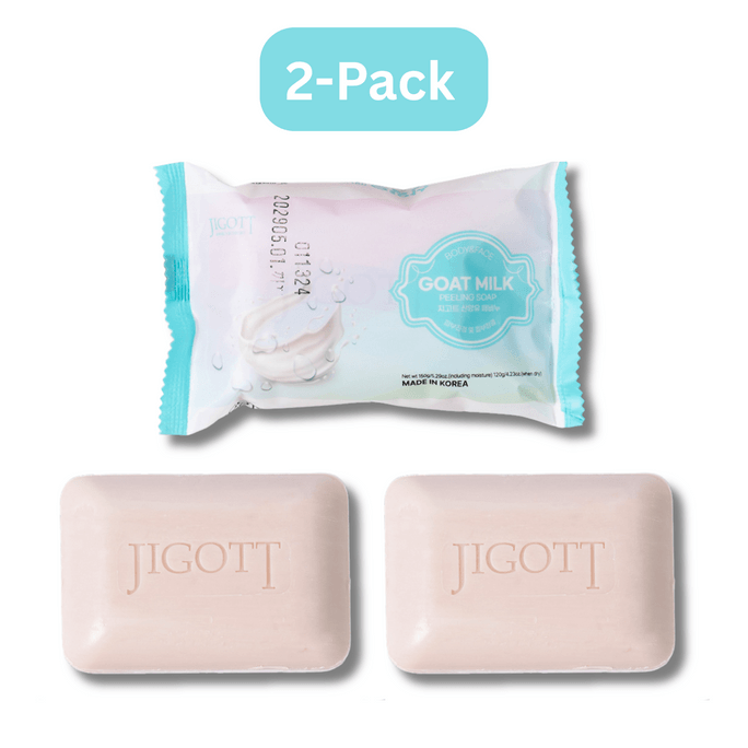 Goat Milk Peeling Soap 100g 2 Pack – Exfoliating & Nourishing