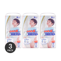 日本GOO.N大王 PLUS 肌快適設計 嬰兒拉拉褲學步褲 尿不濕尿布 男女通用 XL碼 12-20kg 38枚入