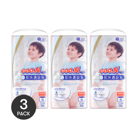 [Stock up 3 packs] GOO.N Quick Muscle Design Baby Pull-up Pants Learning Pants Unisex XL Size 12-20kg 38 Pieces