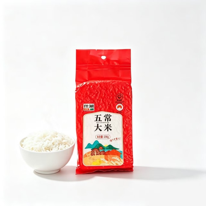Sweet and tasty rice 358g*1 bag, seasonal new long-grain rice in small bag, full grains, delicious, WenChang Northeast rice