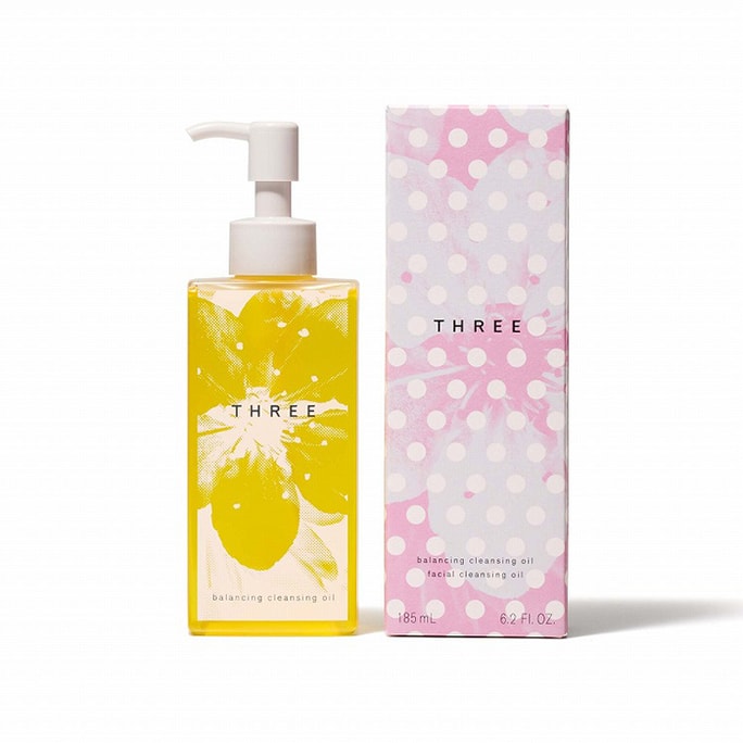 【日本直邮】日本 Three 2025春季限定自然平衡卸妆油 185ml