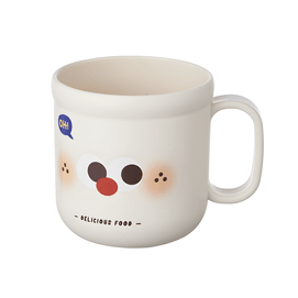  FaSoLa Life 刷牙杯 奶咖色1個 寶寶可愛防摔漱口杯 圓潤光滑 耐高溫