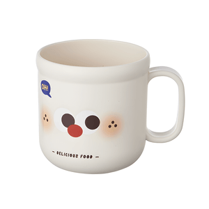  FaSoLa Life 歯ブラシカップ ミルクコーヒー色 1個 赤ちゃん かわいい 落下防止 マウスウォッシュカップ 丸くて滑らか 耐熱性