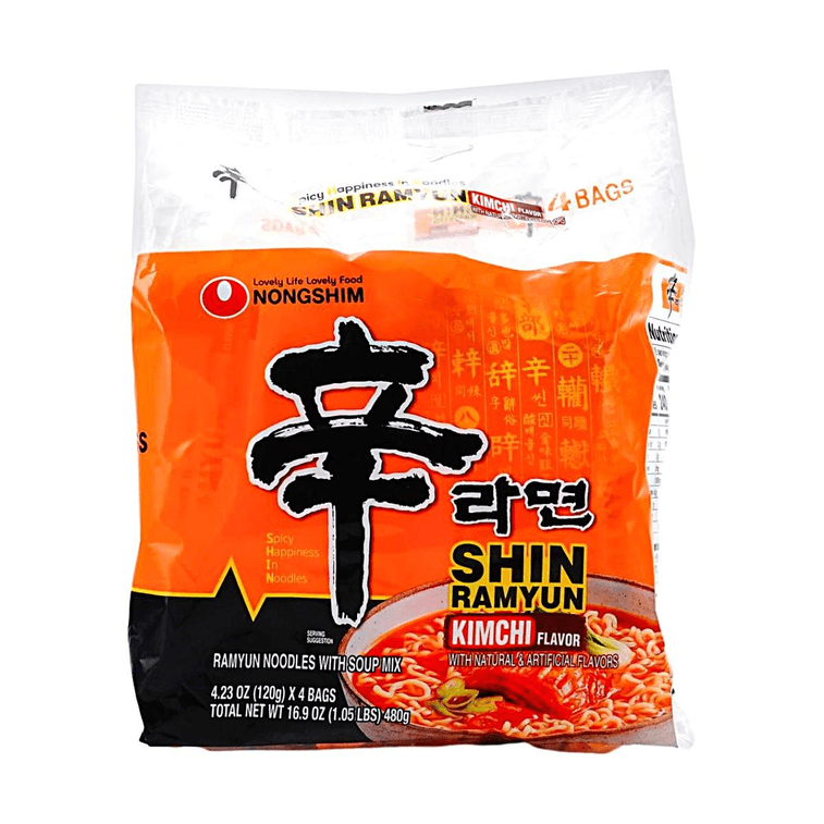 Kimchi Shin Ramen, 4 Pack, 16.93 oz【Authentic Korean Kimchi】 3