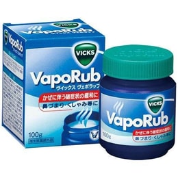 日本大正Vicks VapoRub大人儿童鼻塞通鼻膏50g 薄荷膏