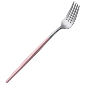Tableware Cutlery Forks Pink Silver 1 Piece