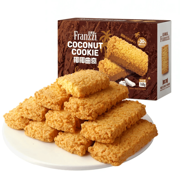 中国直送】FRANZZI ファランツィ ココナッツクッキー 30%ココナッツ