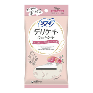 Sofy Delicate Wet [10 sheets] Floral Scent