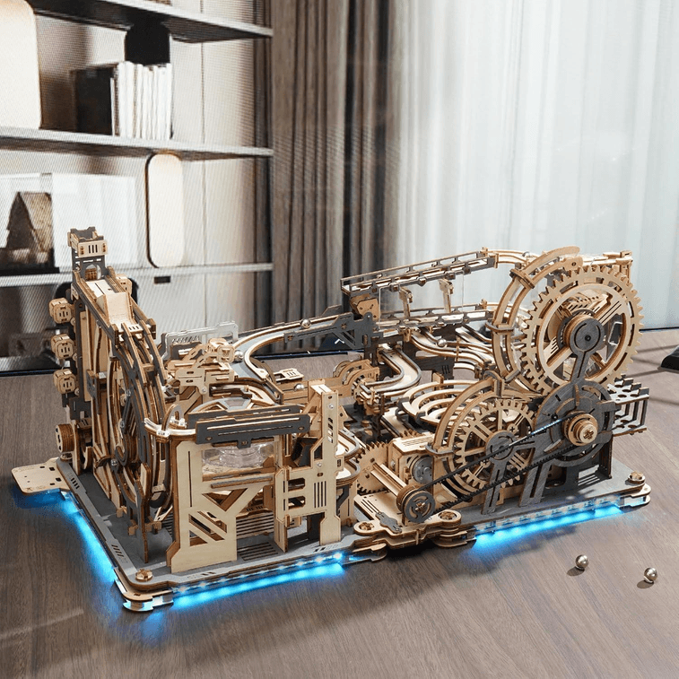 美国 MOM LOVES ME 若客拼图 3拼图 - 完整电动弹珠轨道套装  12-99岁 4