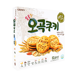 韩国CROWN 五谷饼干 288g
