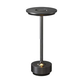 大诺 全铝飞碟台灯 创意桌灯夜灯 充电款 黑色