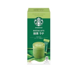 【日本直邮】日本STARBUCKS星巴克 速溶抹茶拿铁咖啡粉 4袋入