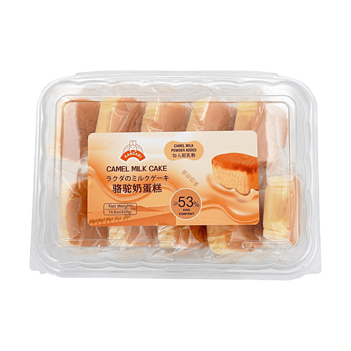 KANZAKI 骆驼奶蛋糕 420g【营养早餐】